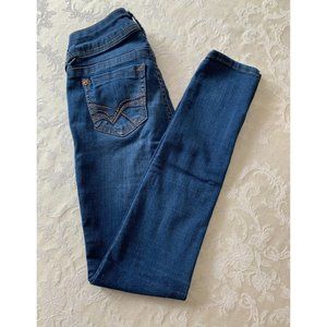 WALLFLOWER Skinny Blue Jeans, Size 0